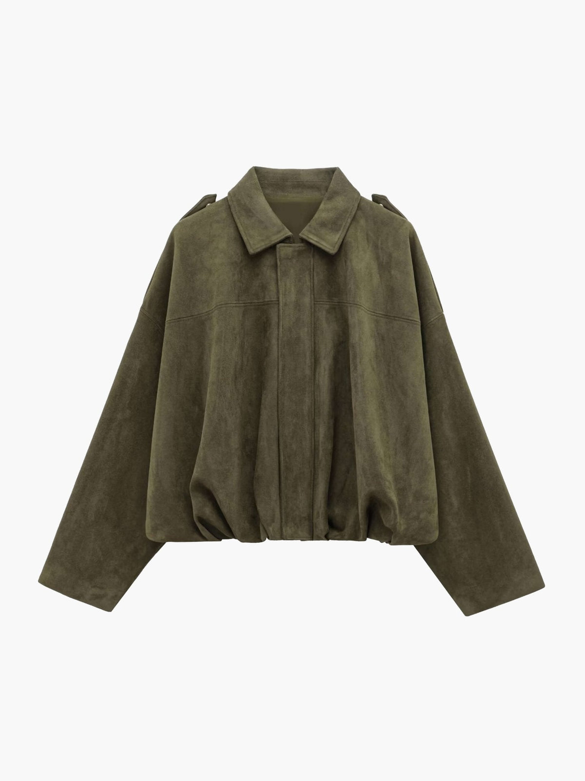 ZEYA - Lori Suede Bomber Jacket