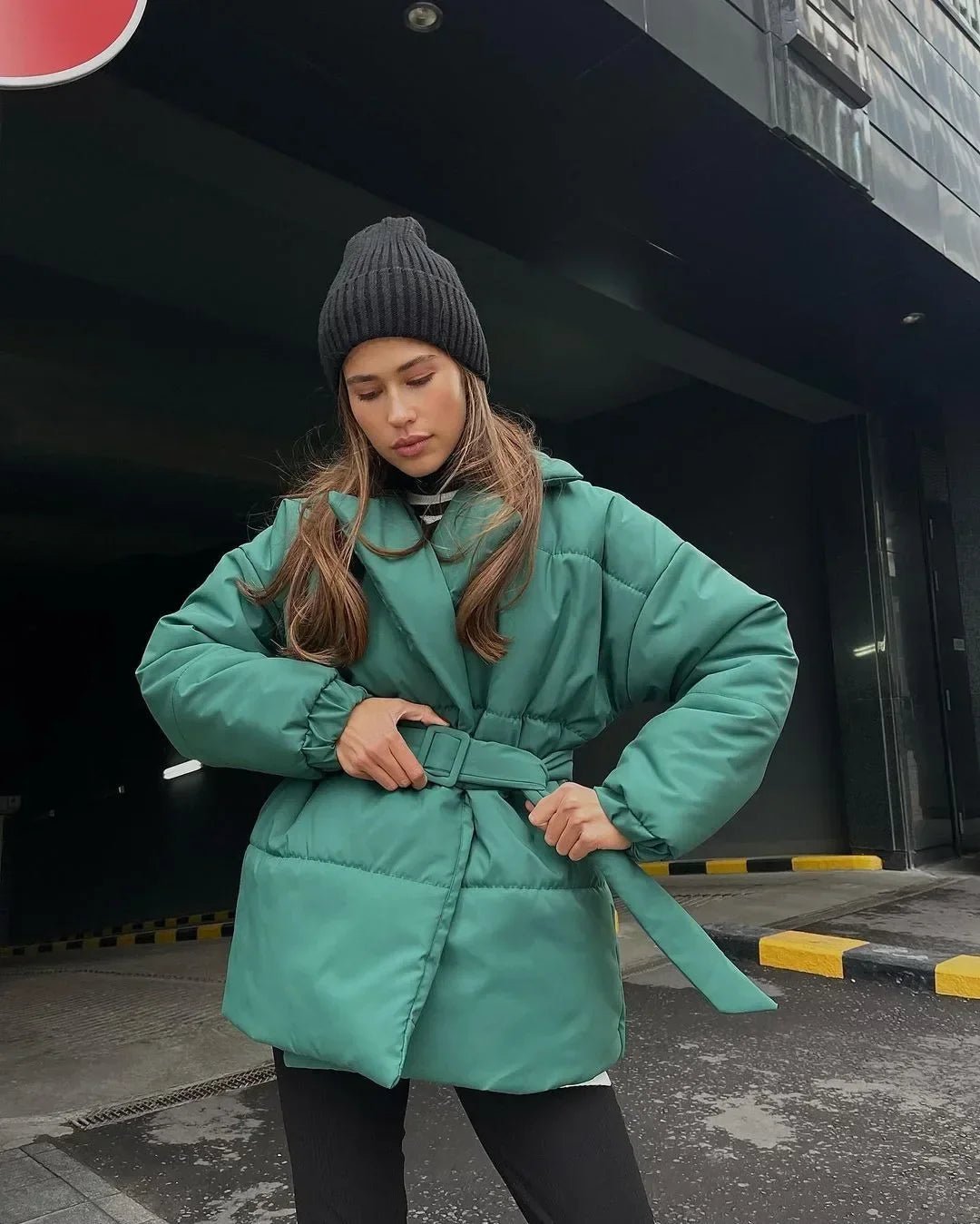 ZEYA - Lou Belted Puffer Jacket