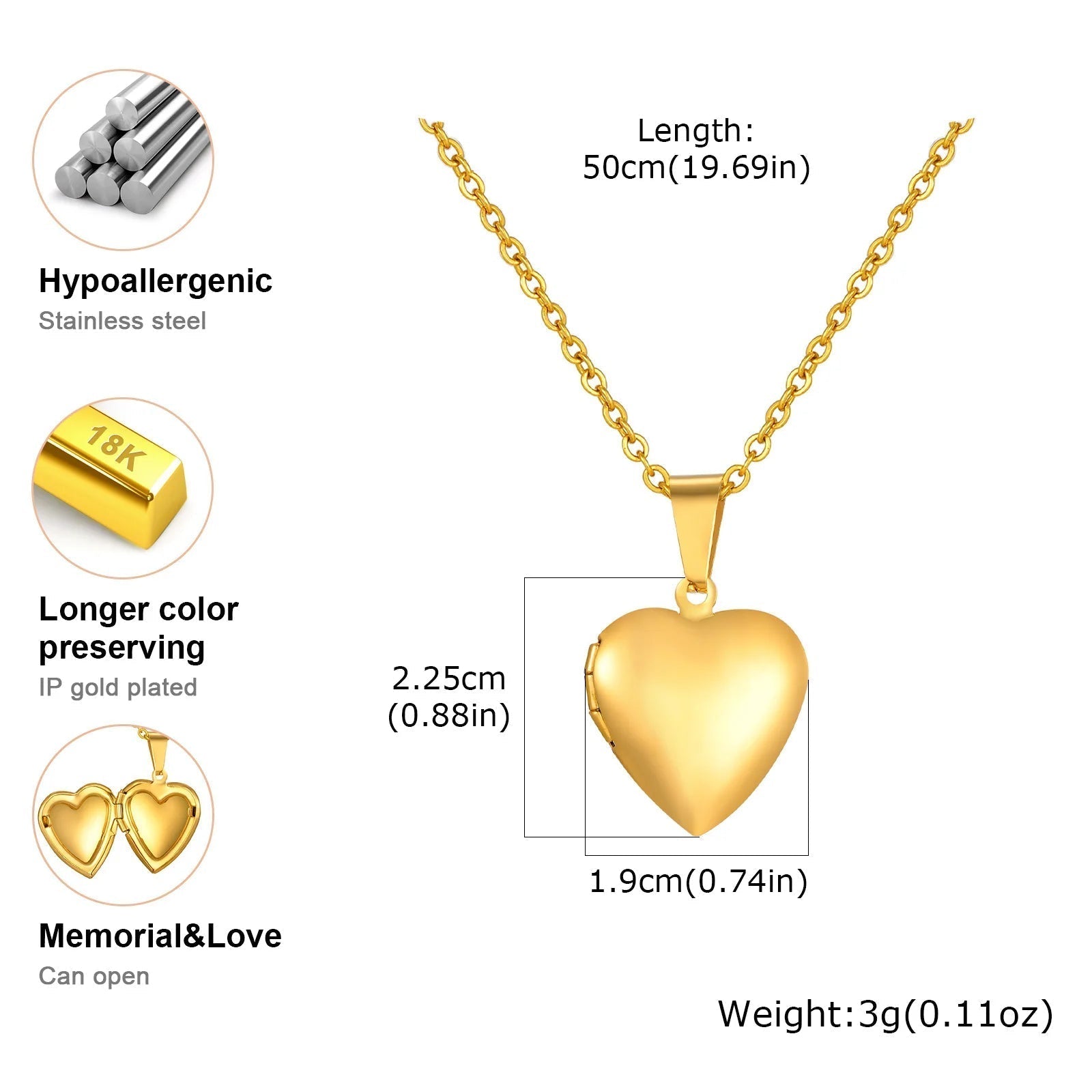 ZEYA - Love Locker Necklace