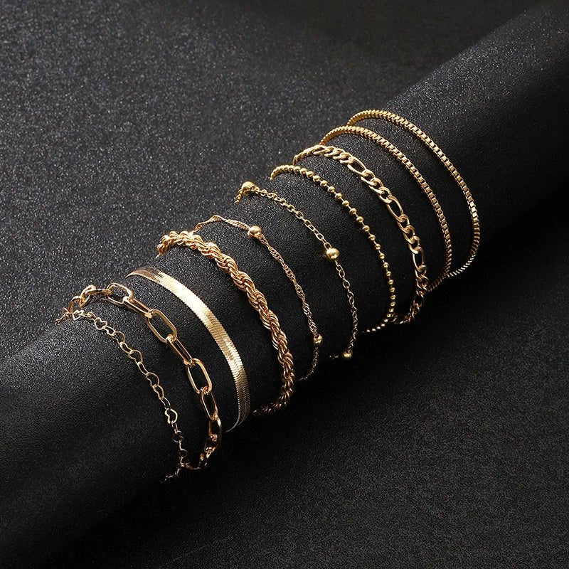 ZEYA - Lucie Snake Chain Bracelet Set