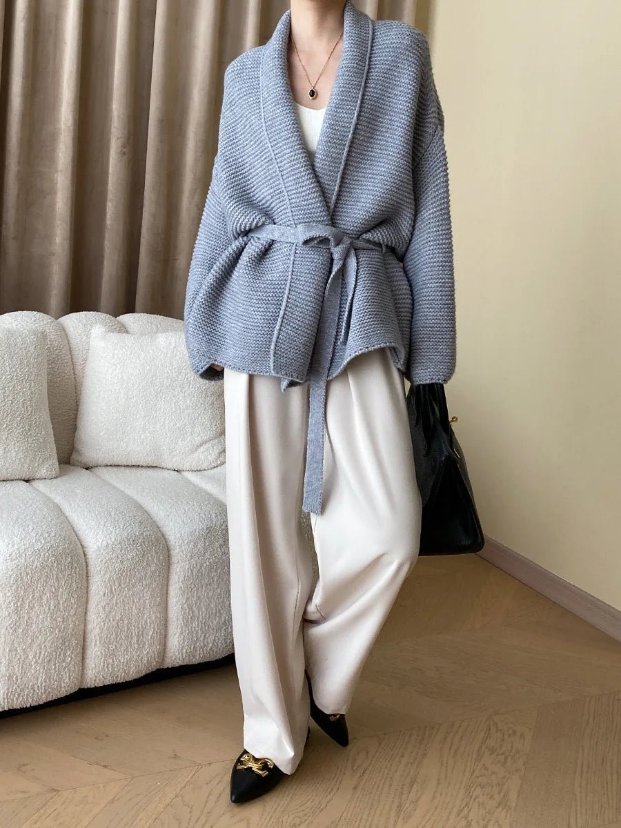ZEYA - Madilyn Belted Knit Cardigan
