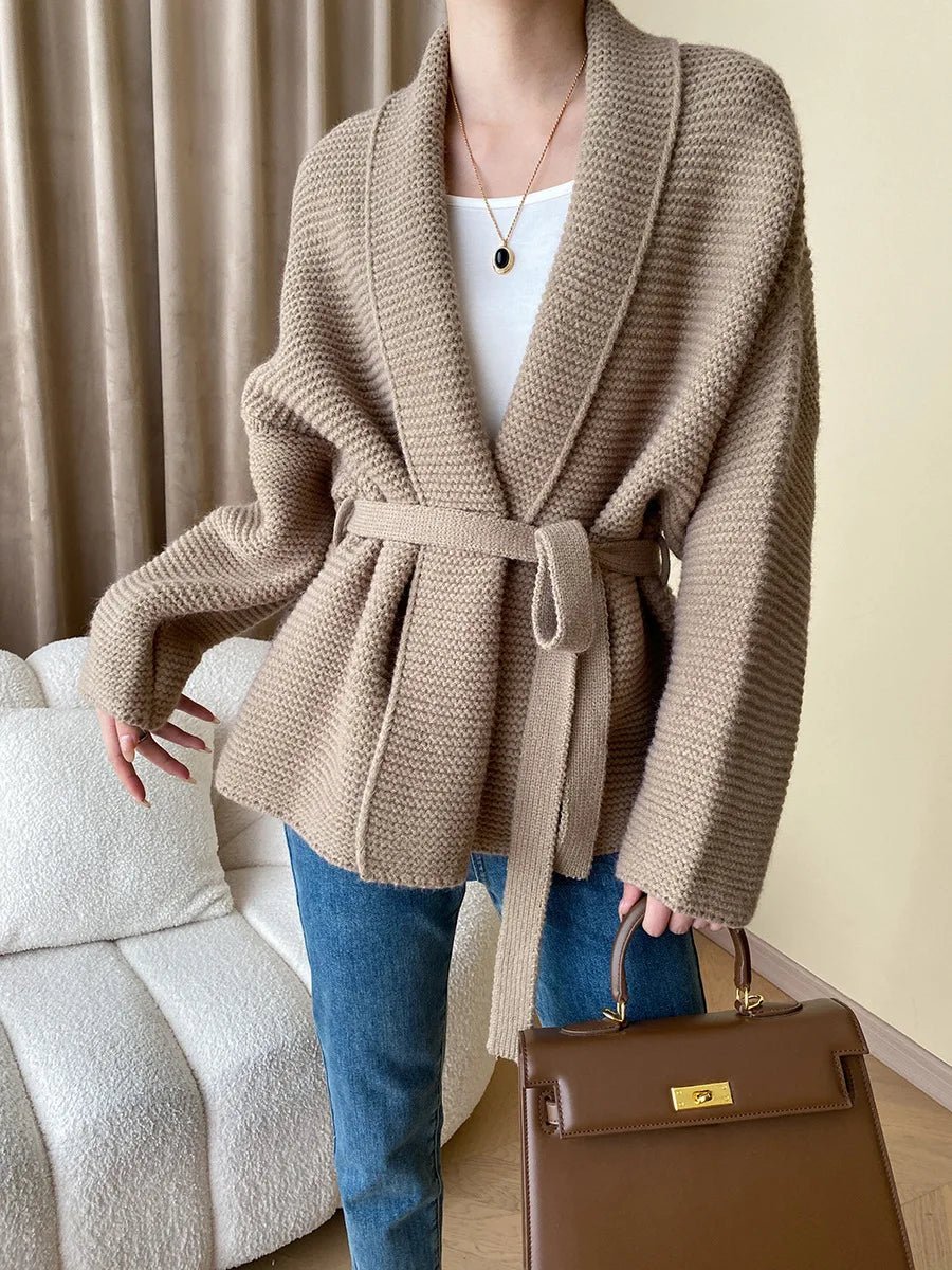 ZEYA - Madilyn Belted Knit Cardigan