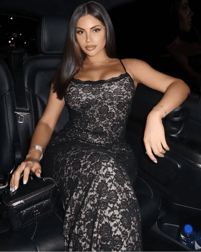 ZEYA - Margot Off-Shoulder Lace Maxi Dress