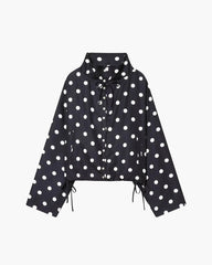 Valerie Polka Dot Kurtka z Wysokim Kołnierzem