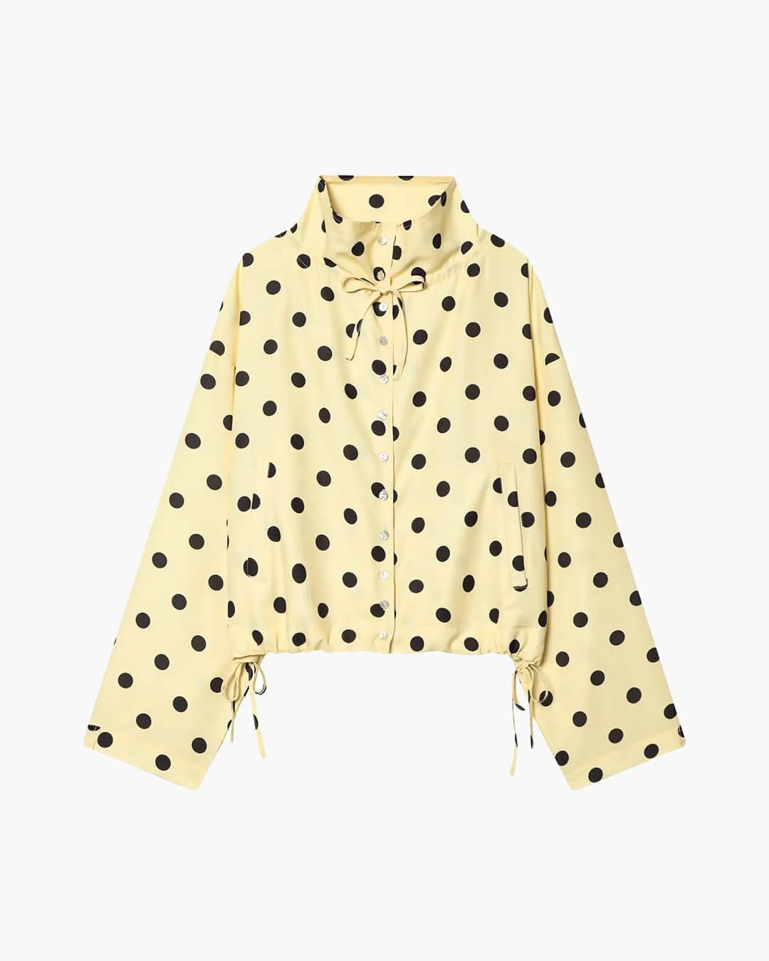 ZEYA - Margot Polka Dot High Collar Jacket