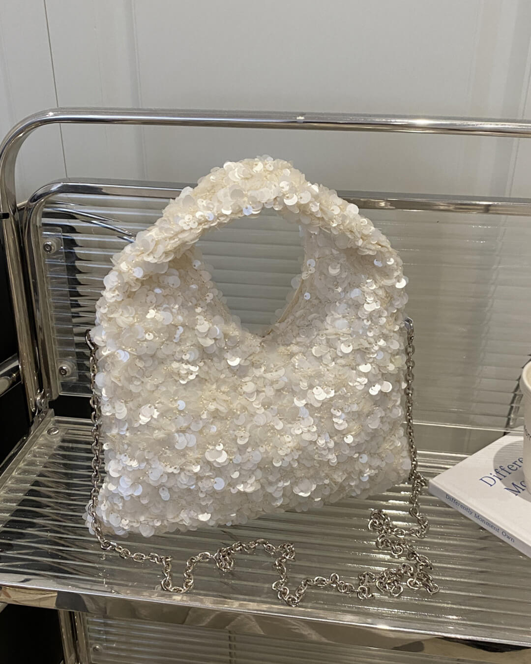 ZEYA - Margot Sequin Evening Shoulder Bag