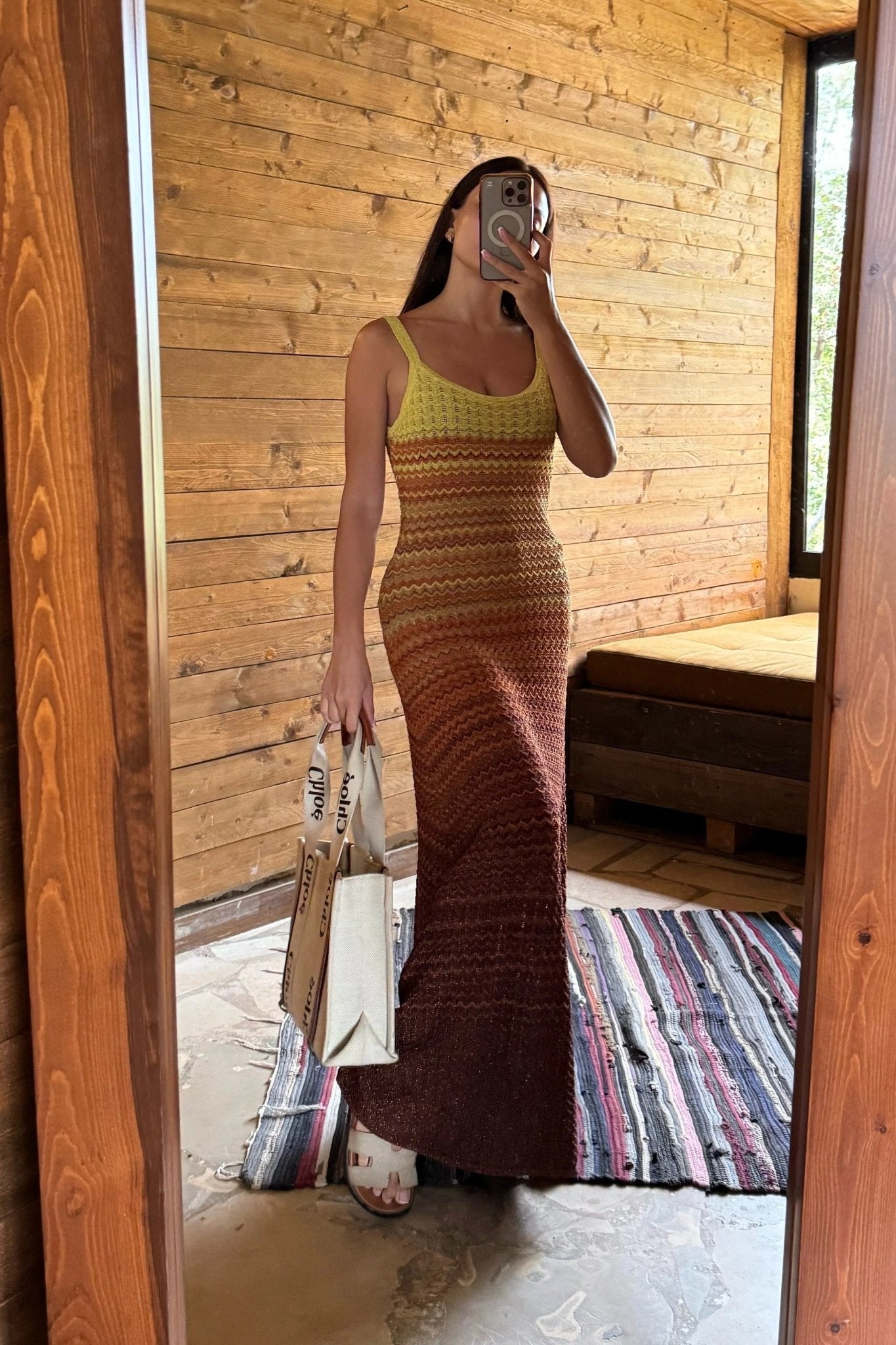 ZEYA - Margot Sunset Knit Maxi Dress