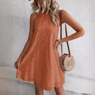 Vestido mini bordado boémio Maria
