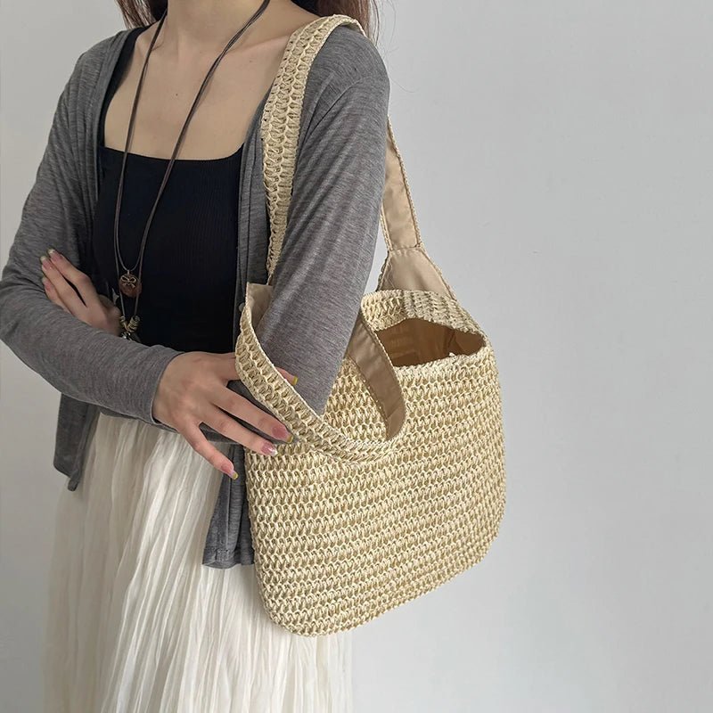 ZEYA - Marina Woven Straw Tote