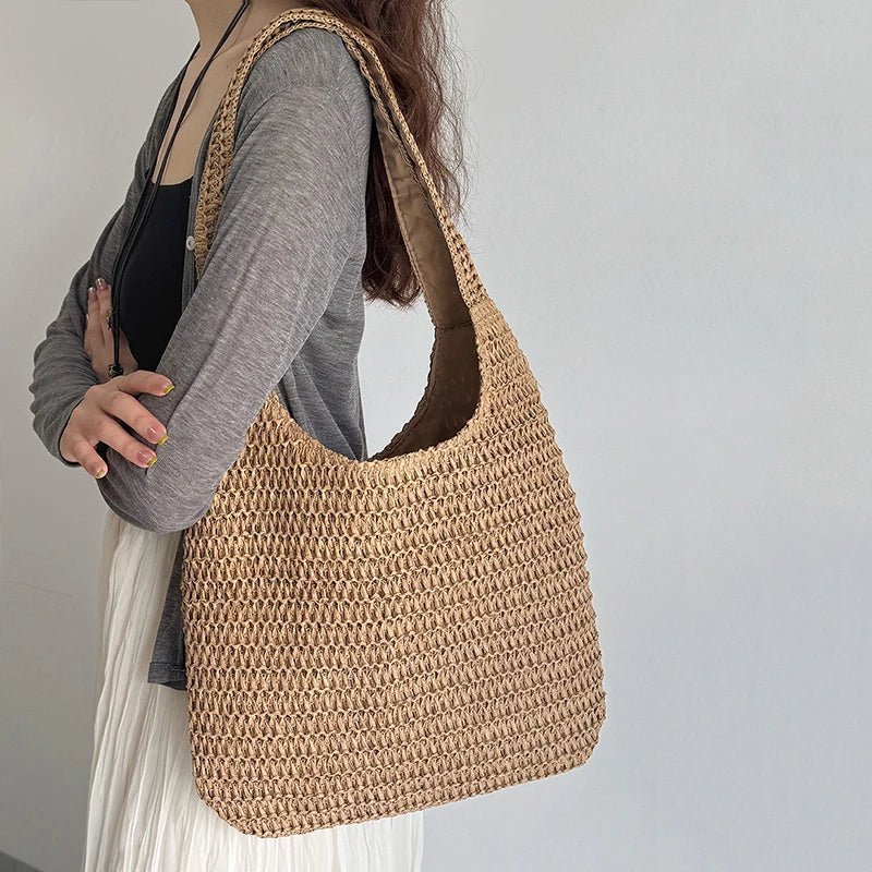 ZEYA - Marina Woven Straw Tote