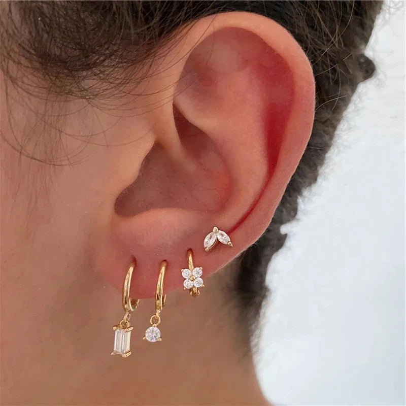 ZEYA - Maris Hoop Piercing Set