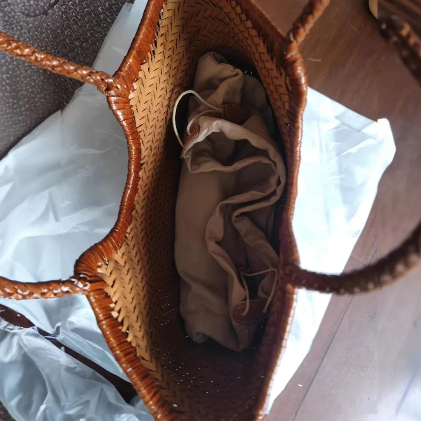 ZEYA - Melisande Woven Tote Bag