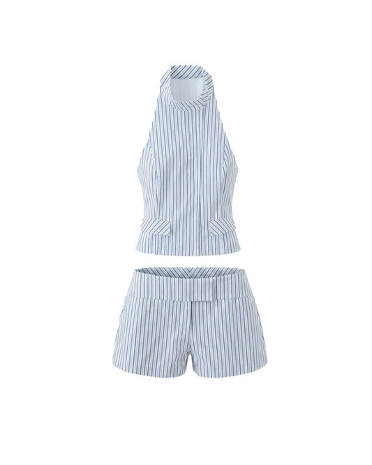 ZEYA - Mia Striped Mini Skirt Set