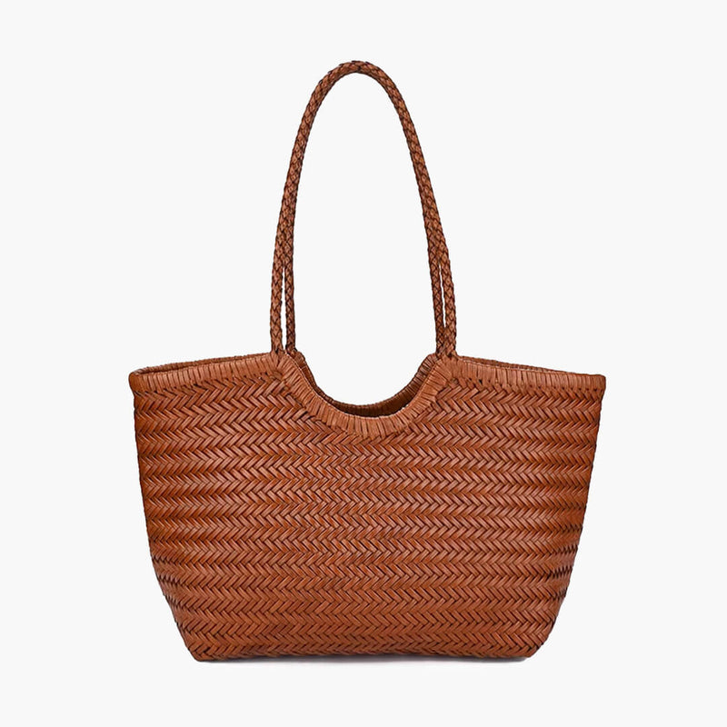 ZEYA - Mica Woven Faux Leather Bag