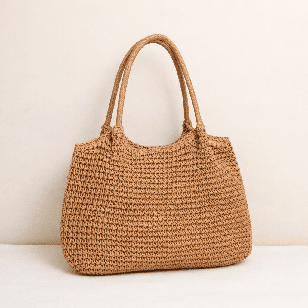 ZEYA - Mila Woven Straw Beach Tote