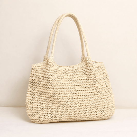 ZEYA - Mila Woven Straw Beach Tote