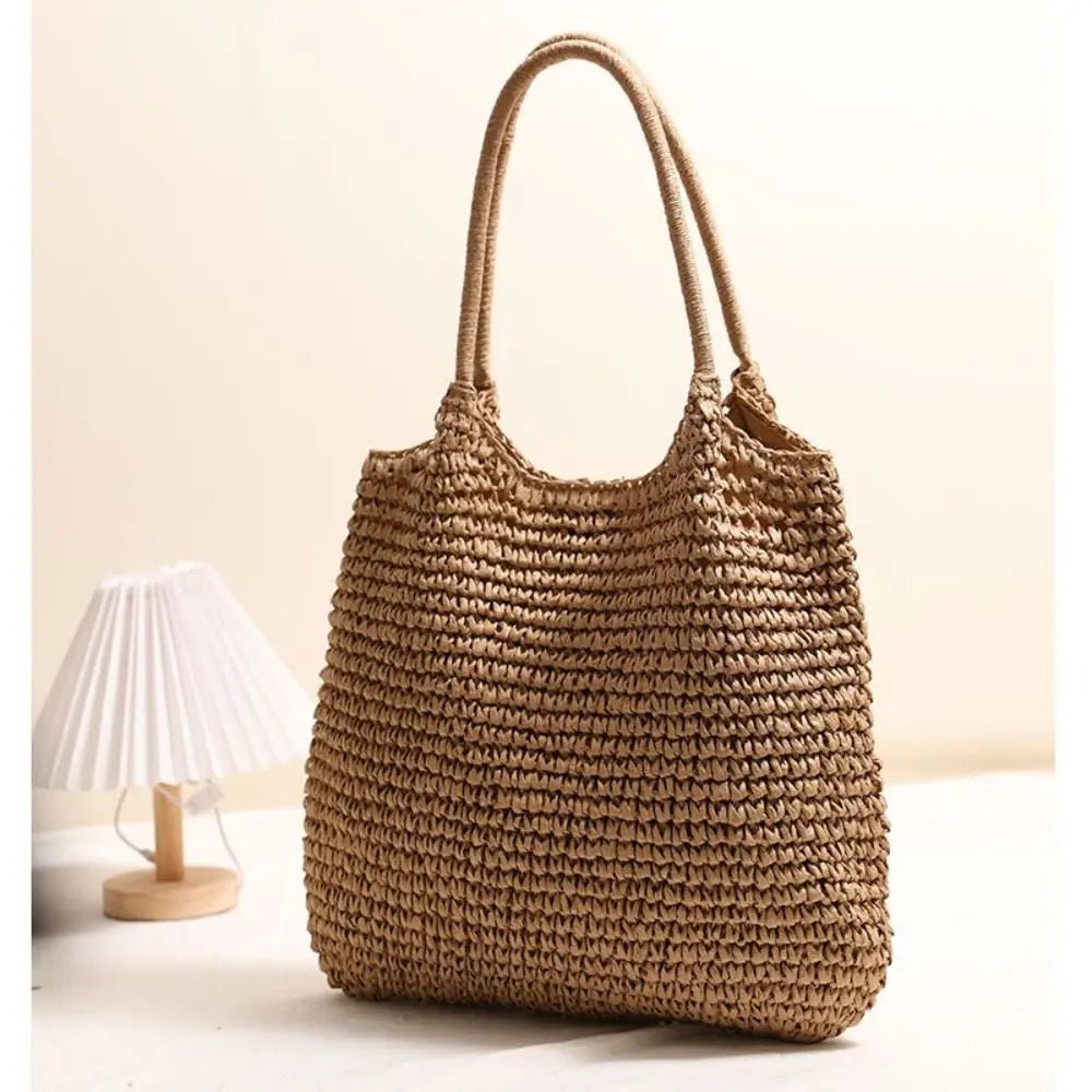 ZEYA - Mila Woven Straw Beach Tote