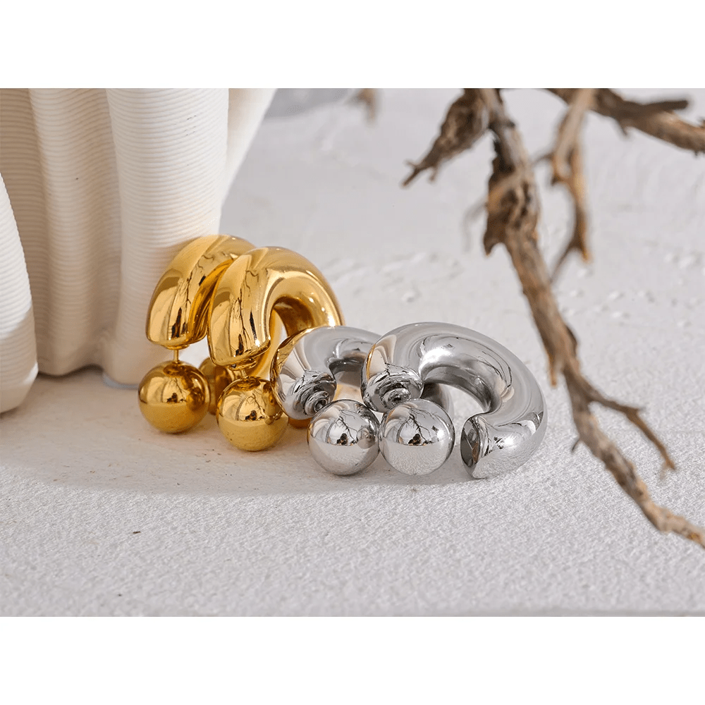 ZEYA - Milena Chunky Hoop Earrings