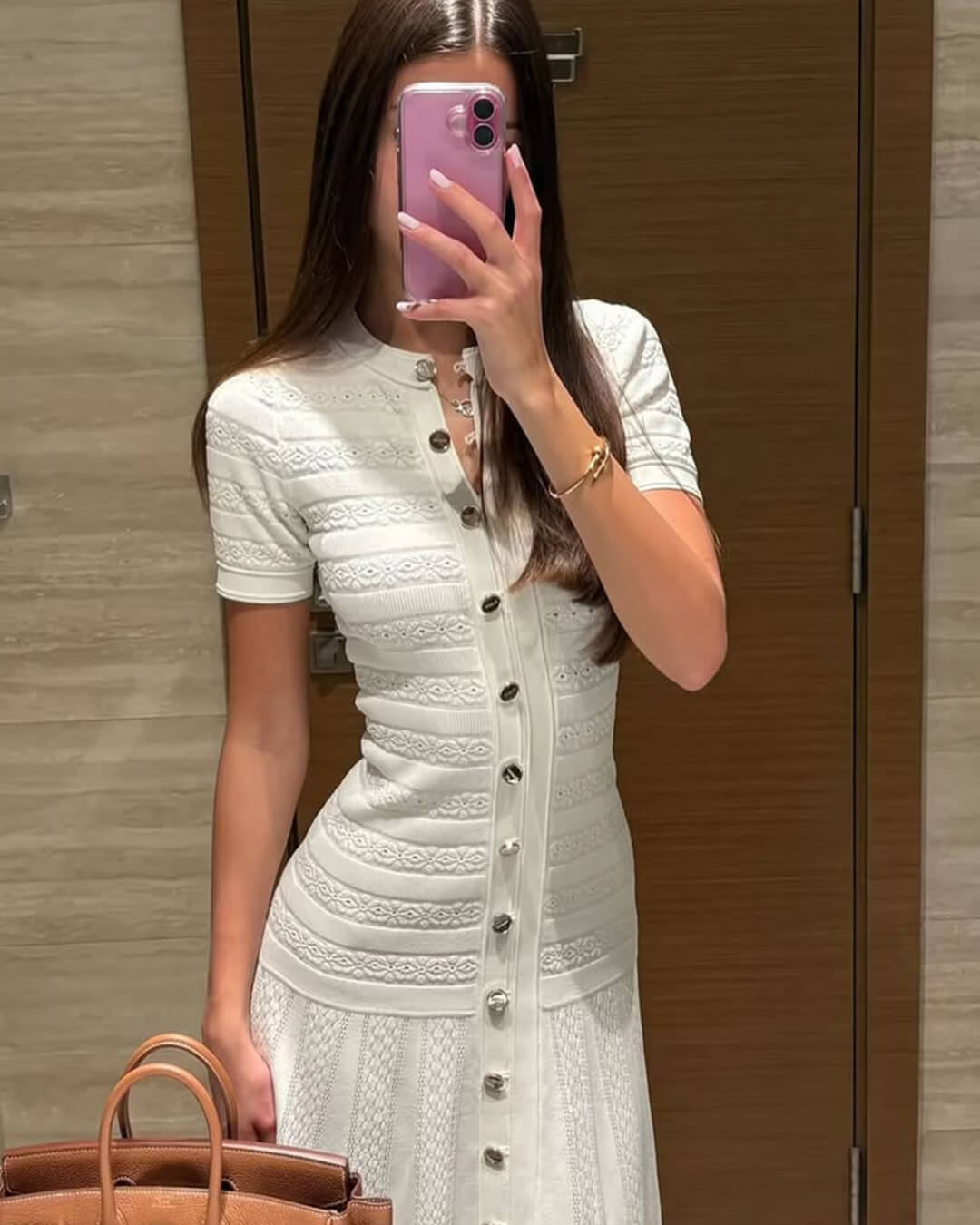 ZEYA - Milena Ribbed Knit Midi Dress