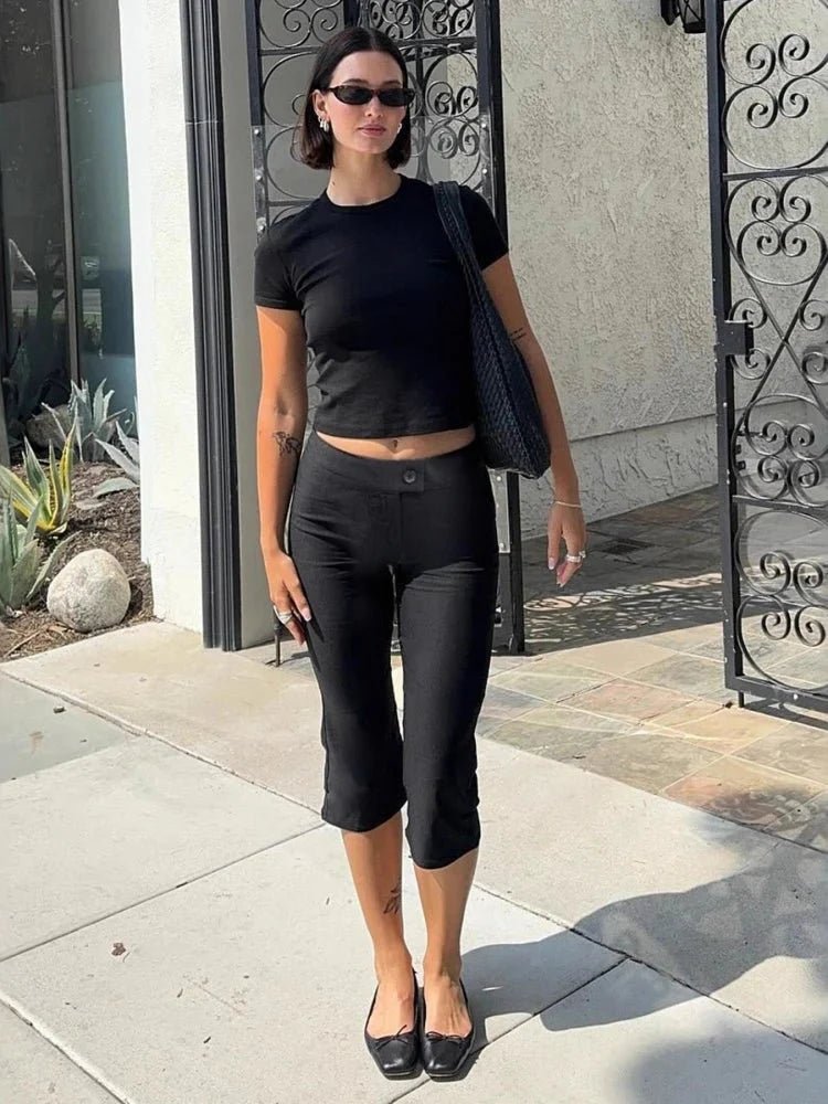 ZEYA - Moira Black Capri Pants