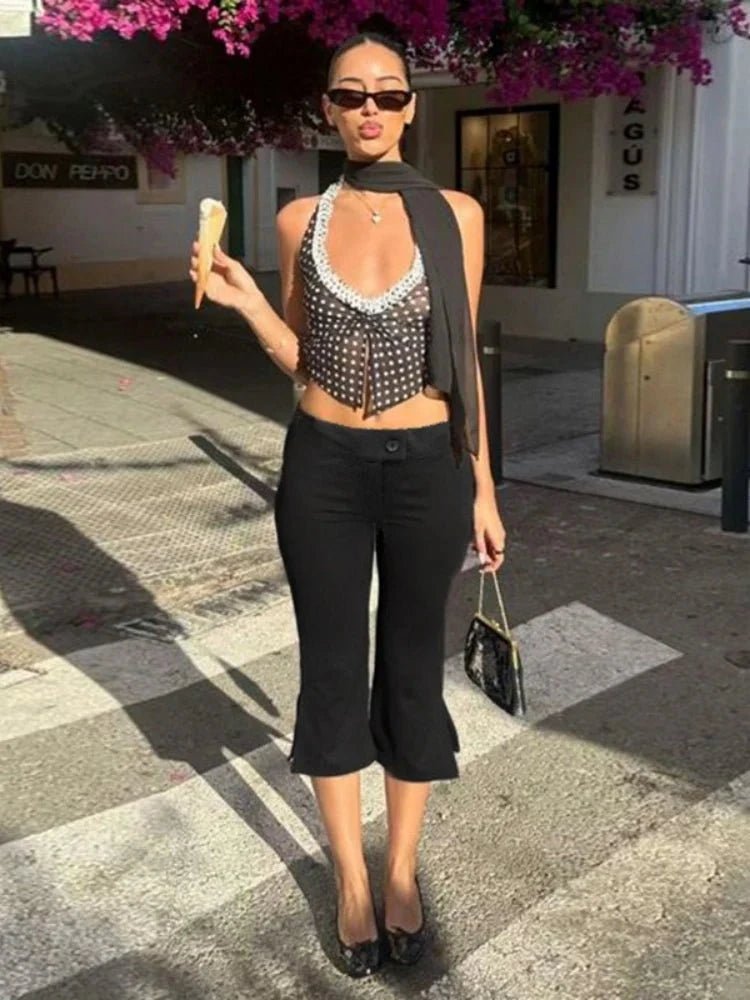 ZEYA - Moira Black Capri Pants