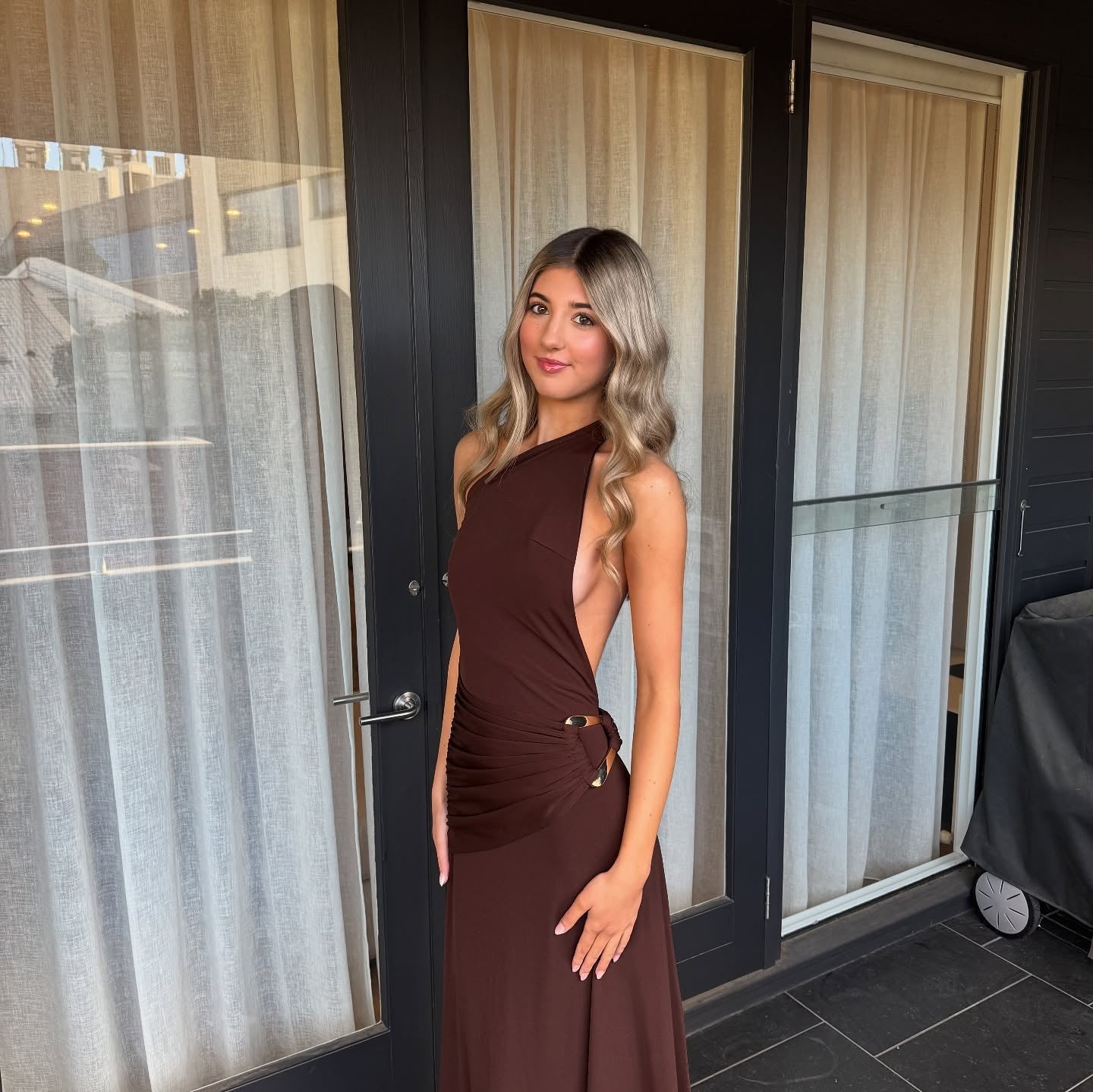 ZEYA - Nala One-Shoulder Bodycon Maxi Dress