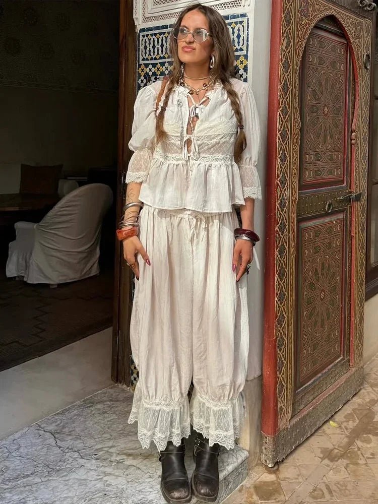 ZEYA - Natasha Lace Lantern Suit