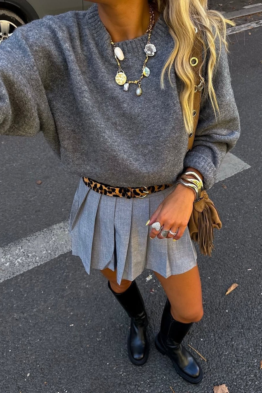 ZEYA - Nora Ribbed Knit Sweater