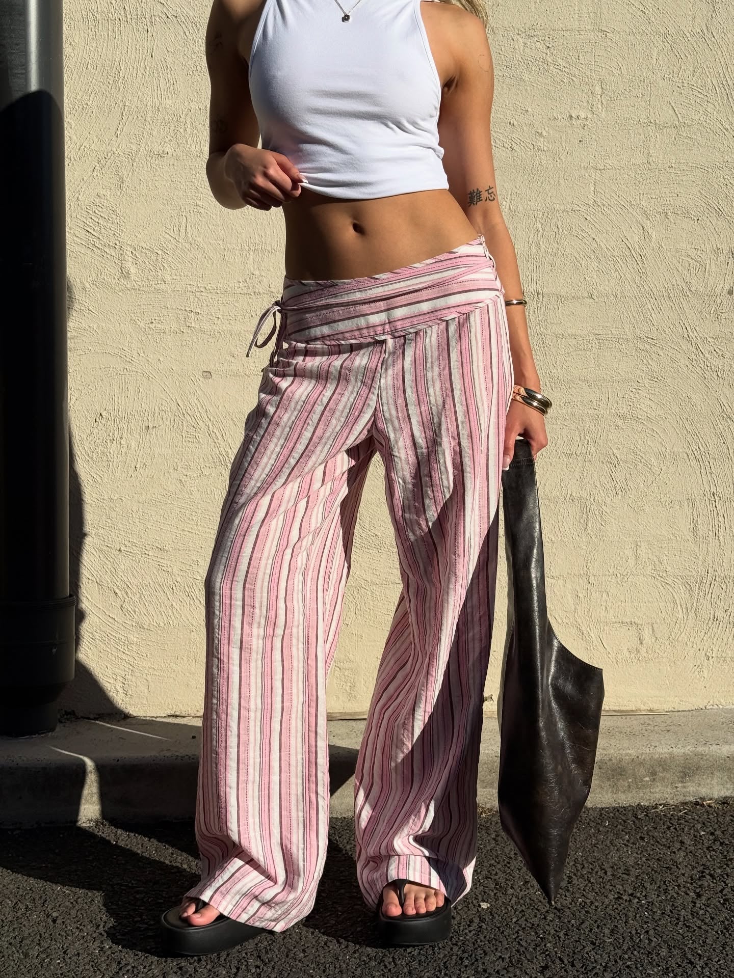 ZEYA - Oriana Striped Palazzo Pants