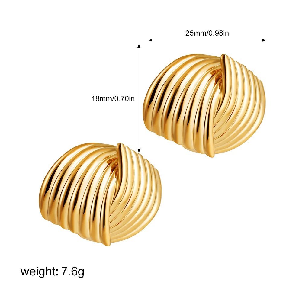 ZEYA - Paloma Multilayer Stud Earrings