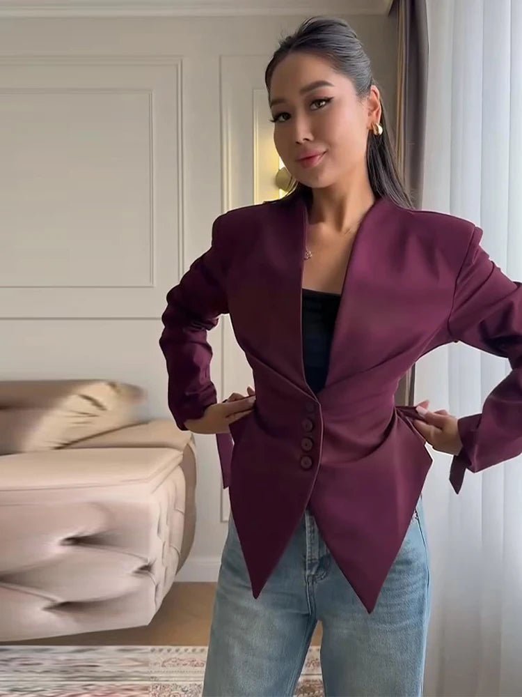 ZEYA - Patricia Structured Cinched Blazer