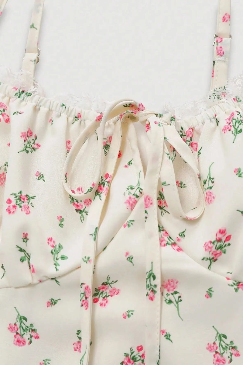 ZEYA - Polina Spaghetti Strap Floral Dress