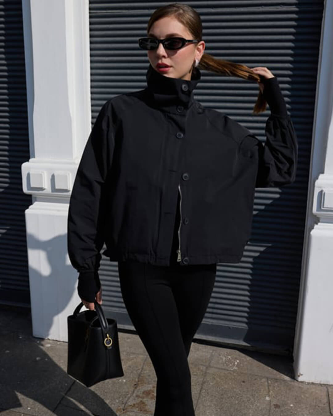 ZEYA - Polly High - Neck Bomber Jacket