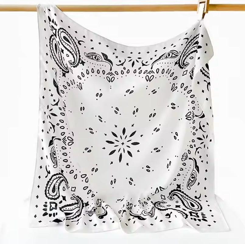 ZEYA - Reese Paisley Knitted Bandana Scarf