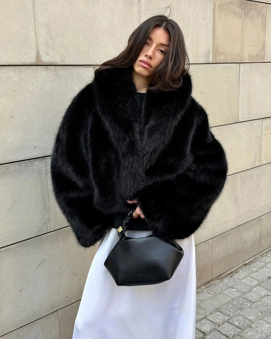 Reina Faux Fur Coat - Stylish Coats & Jackets for Chic Look – ZEYA