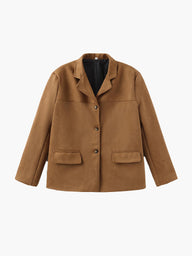 Reva Blazer in Wildlederoptik