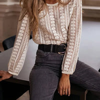 Pull ajouré Riona en maille