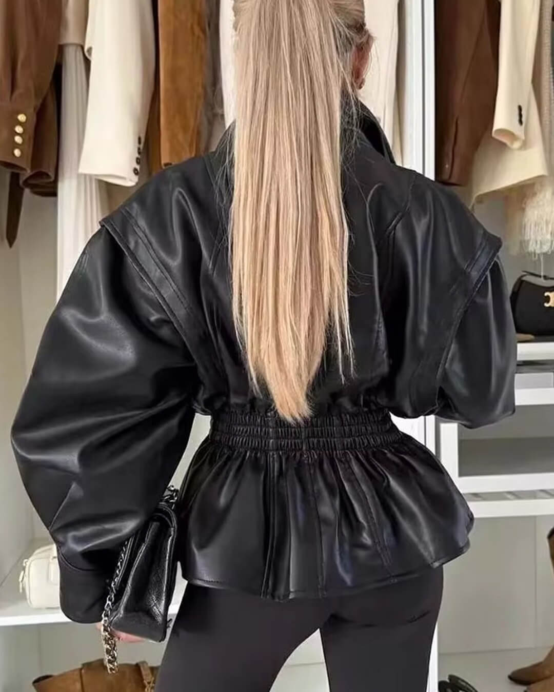 ZEYA - Rosalie Faux Leather Jacket