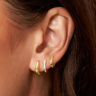 Sabel karika piercing szett