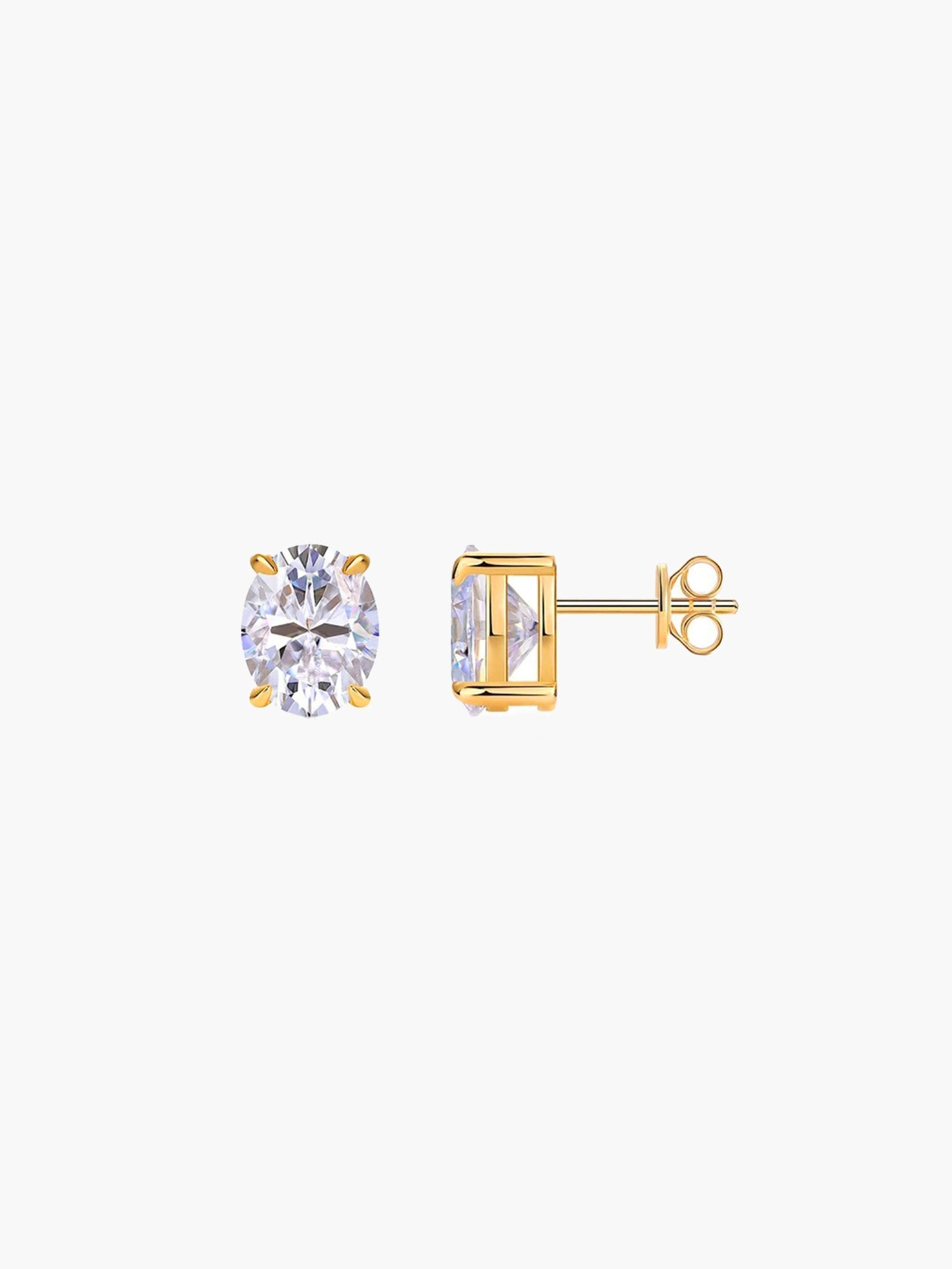 ZEYA - Sandra Oval Cut Zirconia Earrings