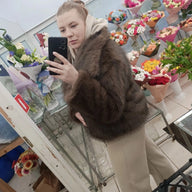 Sandy jakna iz umetnega krzna