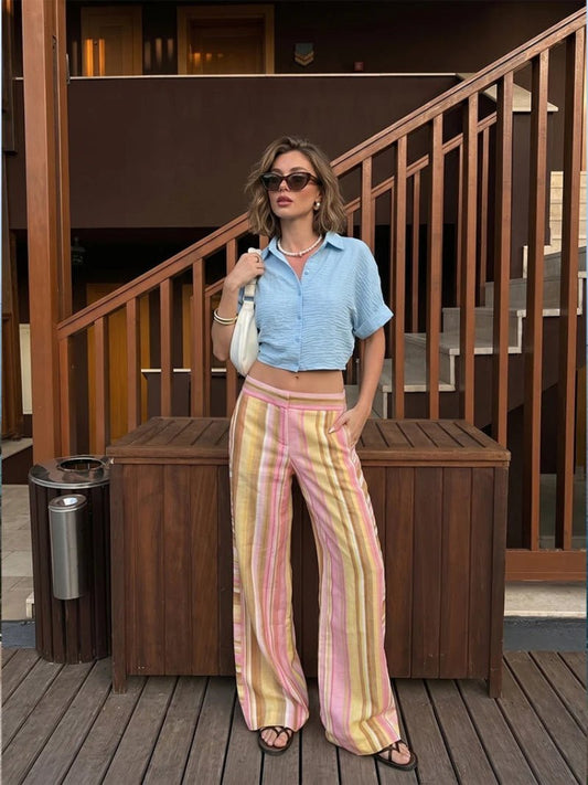 ZEYA - Sara Wide Leg Palazzo Pants