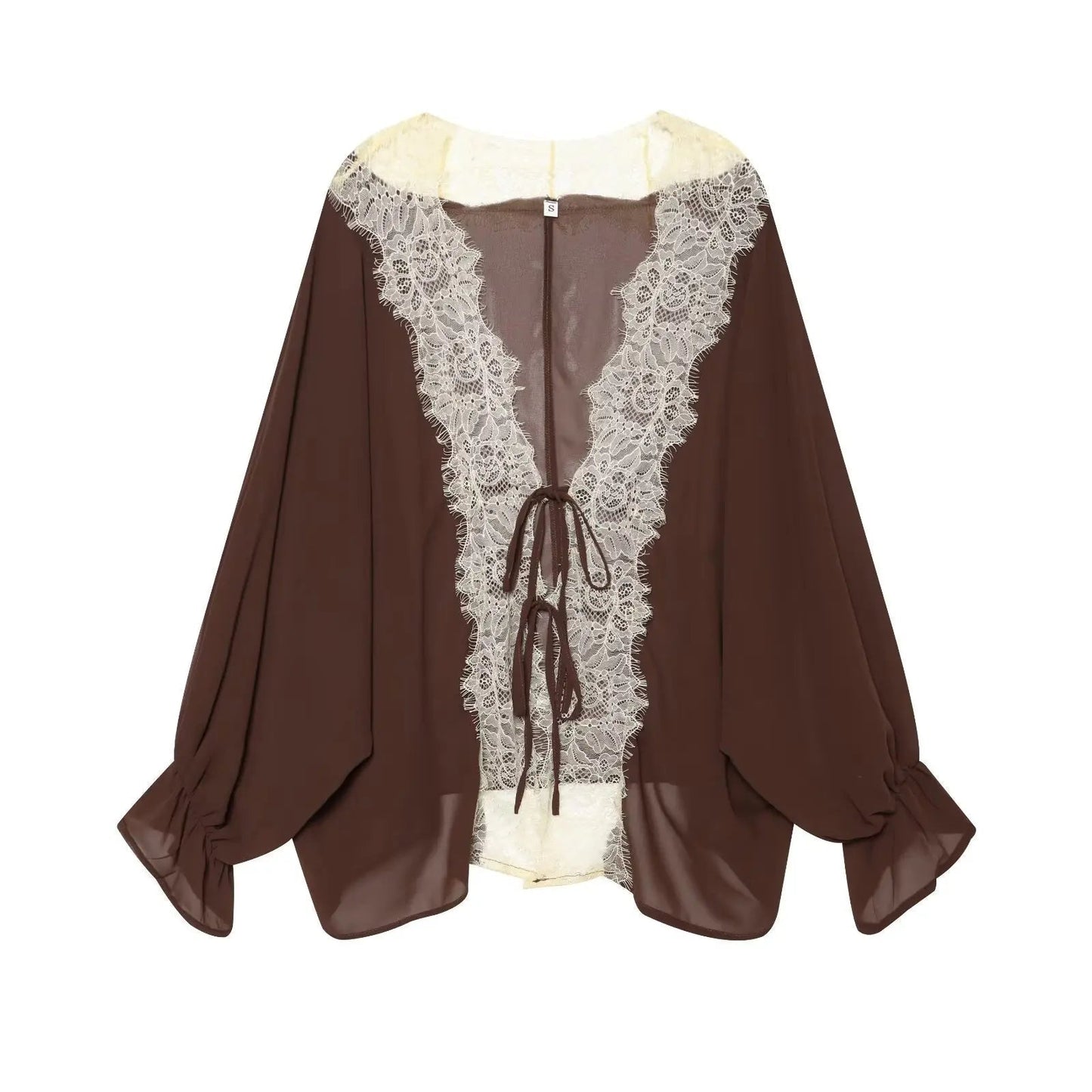 ZEYA - Sarah Lace Patchwork Blouse