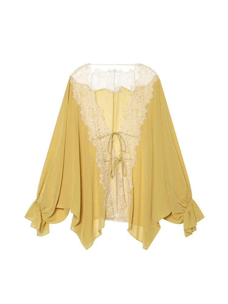 ZEYA - Sarah Lace Patchwork Blouse