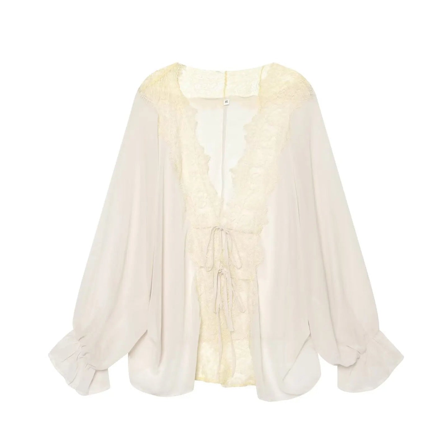 ZEYA - Sarah Lace Patchwork Blouse