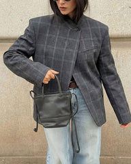 Blazer de Xadrez Selene