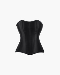 Julia satin corset-top