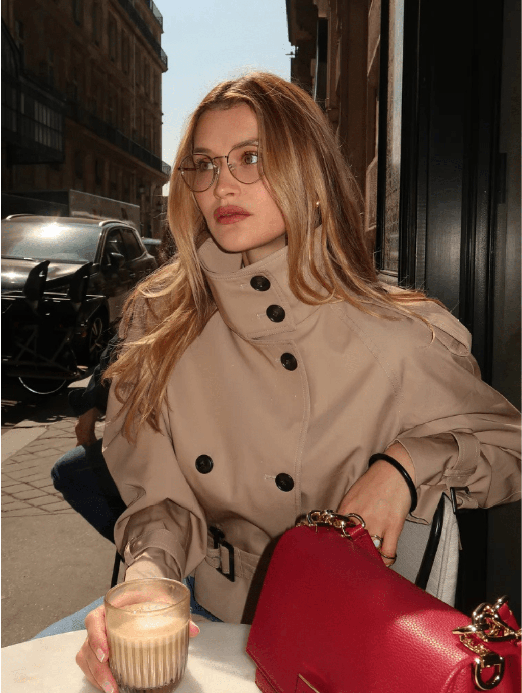 ZEYA - Sofia Cropped Trench Coat