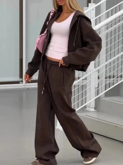 ZEYA - Sofia Oversized Hoodie Track Set