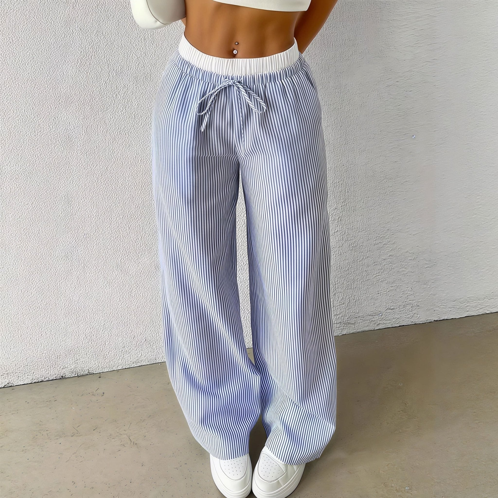 ZEYA - Solara Striped Straight Pants